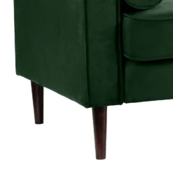 Draper Velvet 3 Seater Sofa In A Box - Green -Famous Furniture Store 13646000 1824978299957786