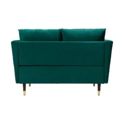 Cosmo Velvet 2 Seater Sofa In A Box - Emerald -Famous Furniture Store 13646012 4244978299350292