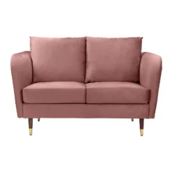 Cosmo Velvet 2 Seater Sofa In A Box - Rose Pink -Famous Furniture Store 13646013 8944978299778491