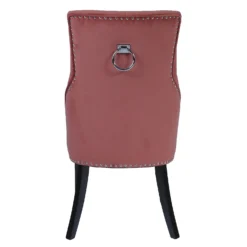 Annabelle Velvet Chairs - Set Of 2 - Rose 5 Annabelle Velvet Chairs - Set Of 2 - Rose -Famous Furniture Store 13667707 1154964355020787