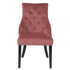 Annabelle Velvet Chairs - Set Of 2 - Rose 2 Annabelle Velvet Chairs - Set Of 2 - Rose -Famous Furniture Store 13667707 2054964354927823