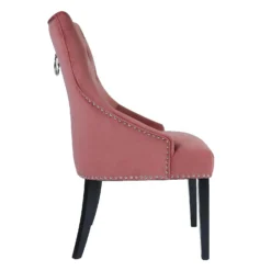 Annabelle Velvet Chairs - Set Of 2 - Rose 3 Annabelle Velvet Chairs - Set Of 2 - Rose -Famous Furniture Store 13667707 8984964354961540