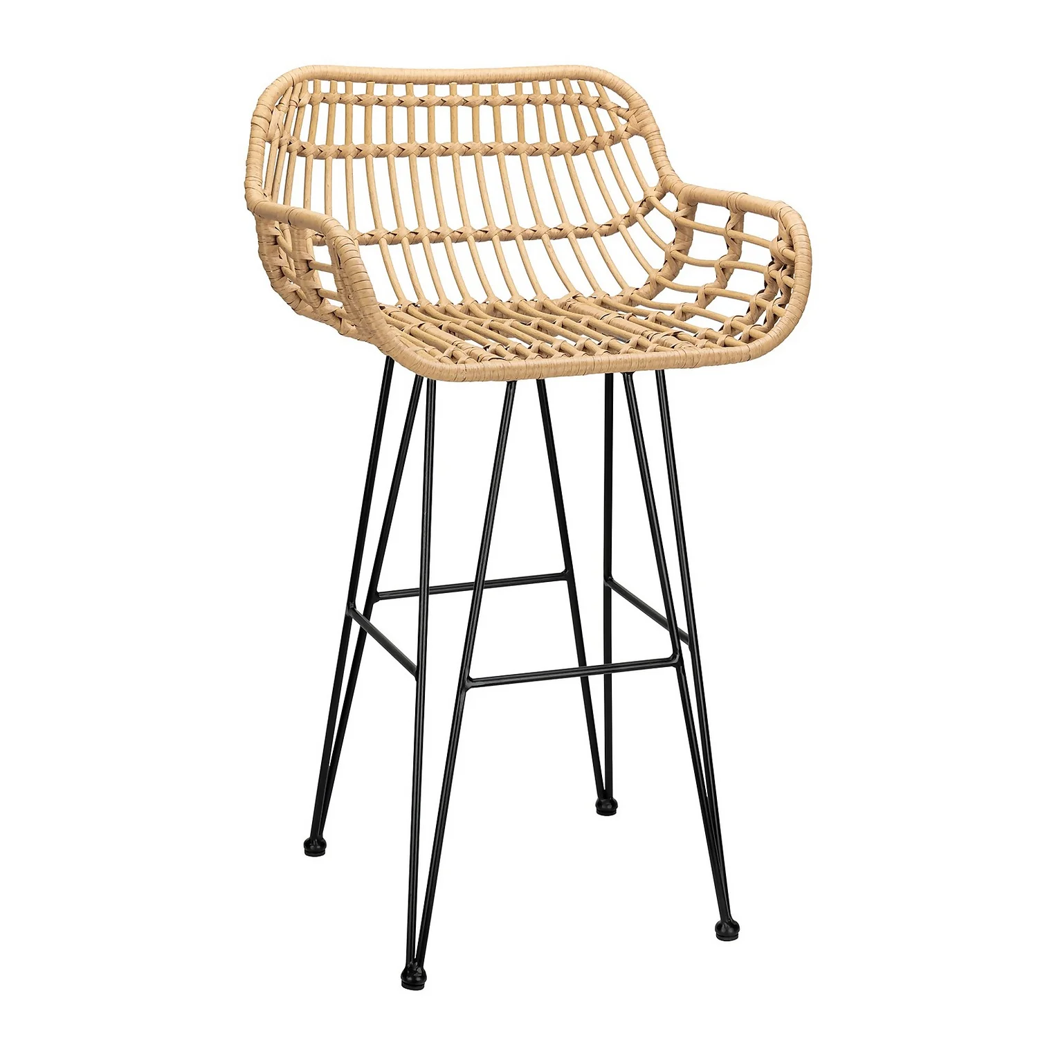 Ronnie Rattan Bar Stool - Set of 2 Ronnie Rattan Bar Stool - Set Of 2 -Famous Furniture Store 13863935 2125001688266576