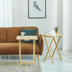 Wooden Folding Table - Natural -Famous Furniture Store 13954127 1785012830652985