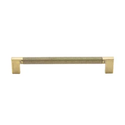 Knurled Vintage Gold Bar Handle