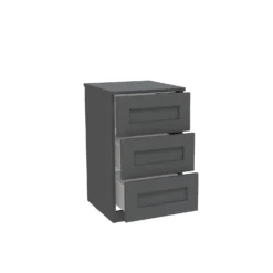 House Beautiful Realm Narrow Chest Of Drawers - Carbon Grey Shaker (W) 450mm X (H) 756mm 2 House Beautiful Realm Narrow Chest Of Drawers - Carbon Grey Shaker (W) 450mm X (H) 756mm -Famous Furniture Store 13999816 1735011811769117