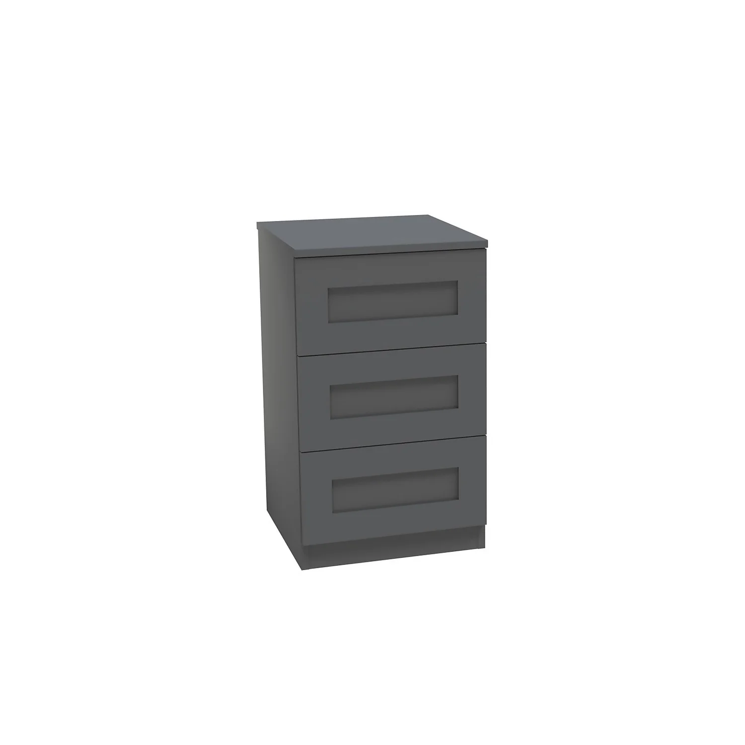 House Beautiful Realm Narrow Chest of Drawers - Carbon Grey Shaker (W) 450mm x (H) 756mm House Beautiful Realm Narrow Chest Of Drawers - Carbon Grey Shaker (W) 450mm X (H) 756mm -Famous Furniture Store 13999816 7745011808836092