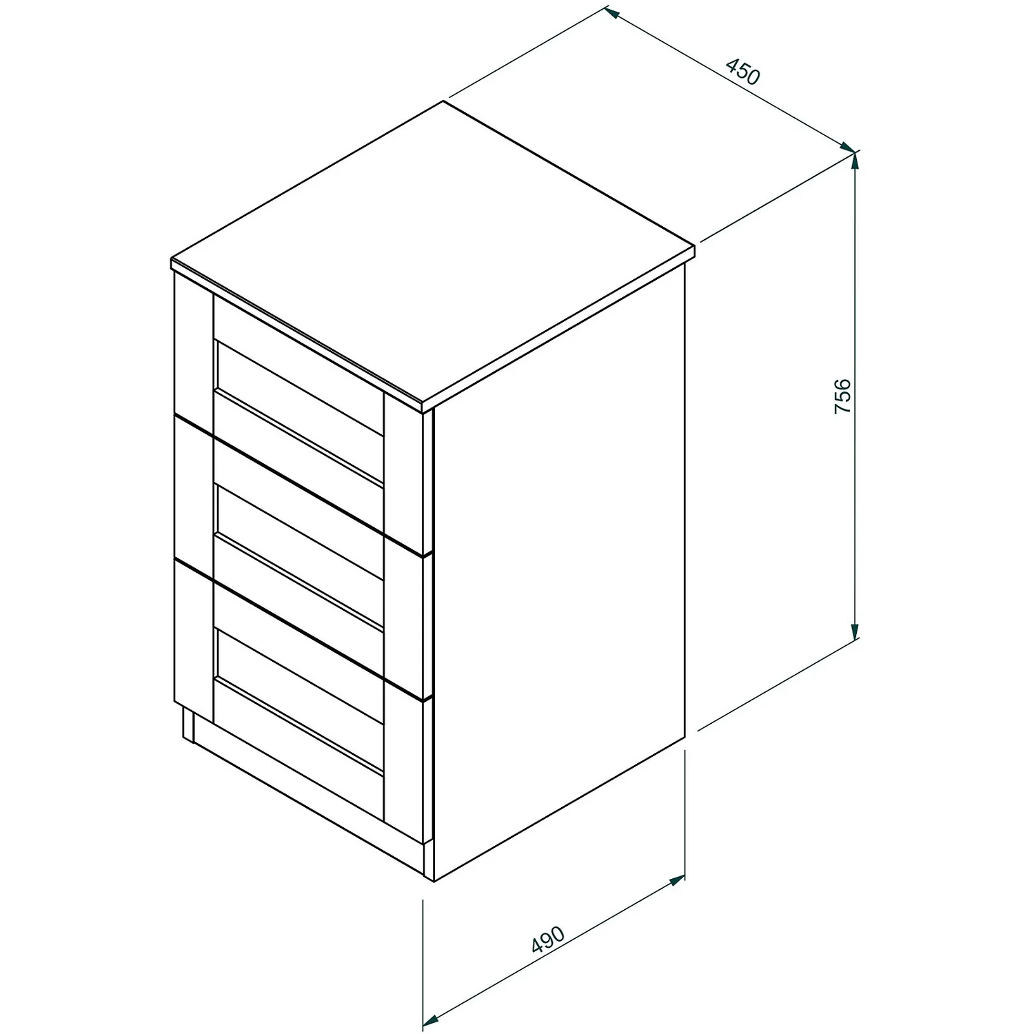 House Beautiful Realm Narrow Chest of Drawers - Navy Blue Shaker (W) 450mm x (H) 756mm House Beautiful Realm Narrow Chest Of Drawers - Navy Blue Shaker (W) 450mm X (H) 756mm -Famous Furniture Store 13999817 1365005578432225