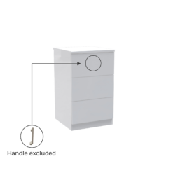 House Beautiful Honest Narrow Chest Of Drawers - Gloss White Slab (W) 450mm X (H) 756mm -Famous Furniture Store 13999820 3335005573026957