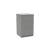 House Beautiful Honest Narrow Chest Of Drawers - Gloss Grey Slab (W) 450mm X (H) 756mm