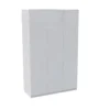 House Beautiful Honest Triple Wardrobe, White Carcass - Gloss White Slab Doors (W) 1350mm X (H) 2196mm