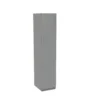 House Beautiful Honest Single Wardrobe, Grey Carcass - Gloss Grey Slab Door (W) 450mm X (H) 2196mm
